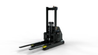 Linde MH I-MATIC AS on automatiseeritud kahvelvirnastaja.