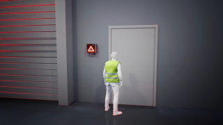 Linde Safety Guard hoiatab jalakäijaid mööduvate sõidukite uksest läbimineku eest, ennetades seeläbi kokkupõrkeid. Animeeritud video jalakäijate ustest läbimineku ohtudest