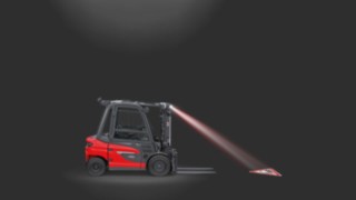 Linde TruckSpoti kasutamine vastukaalutõstukil.